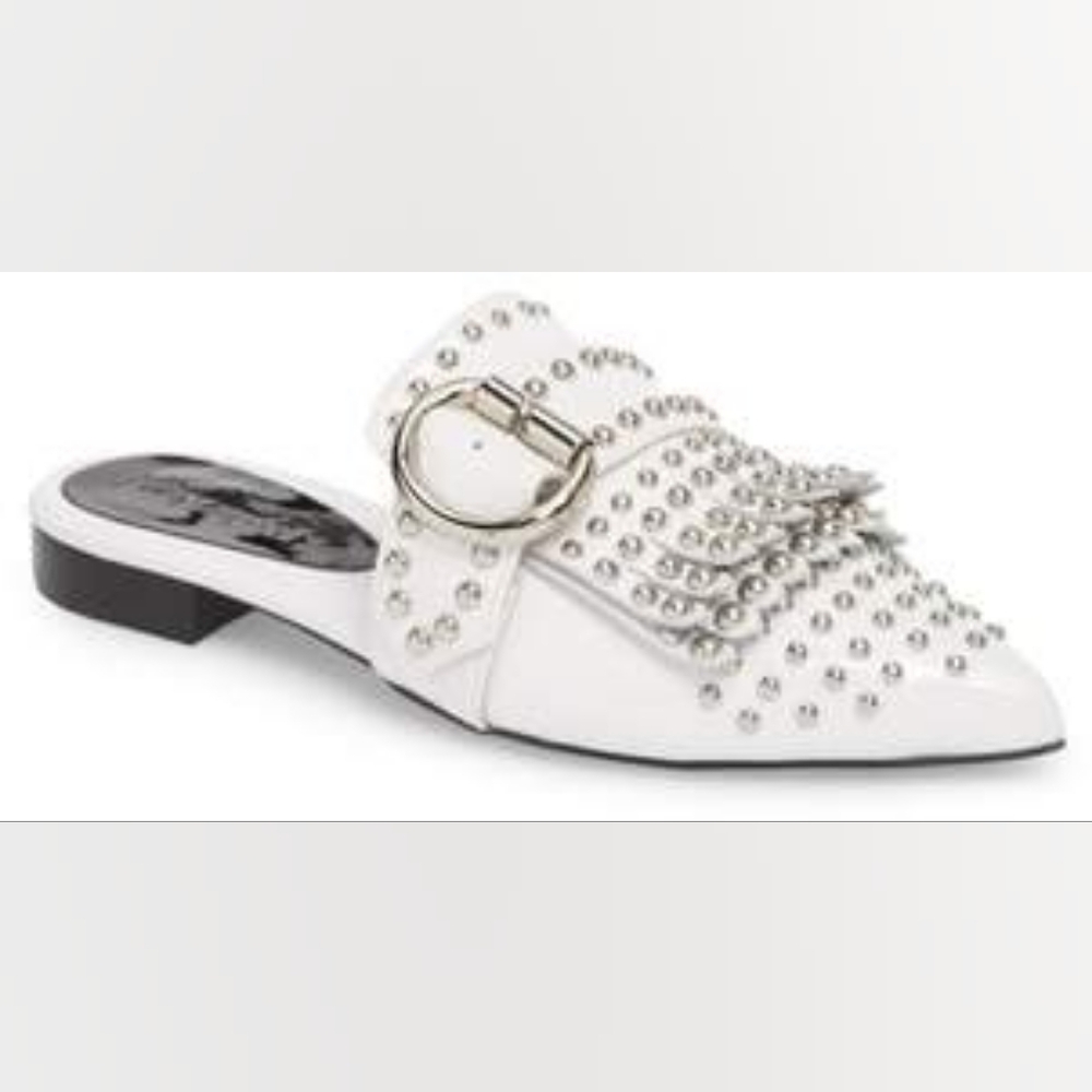 Jeffrey Campbell Daniel Leather mules size 8M